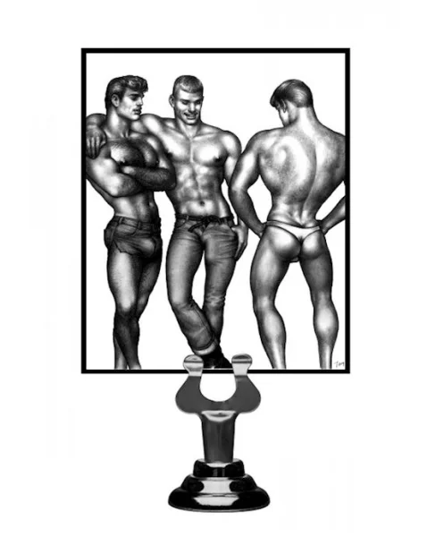 Tom of Finland 3 Piece Silicone Cock Ring Set - Black