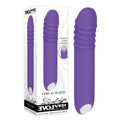 Evolved The G Rave Purple 15 1 cm USB Rechargeable Vibrator