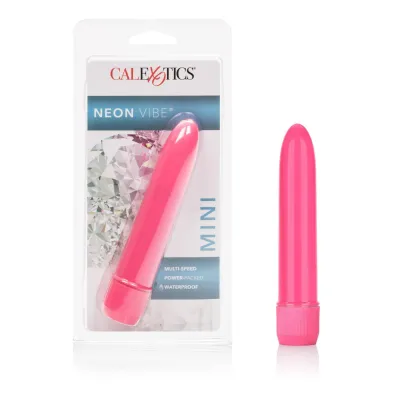 Mini Neon Vibe Multi Speed Vibe 4 5 Inches Pink