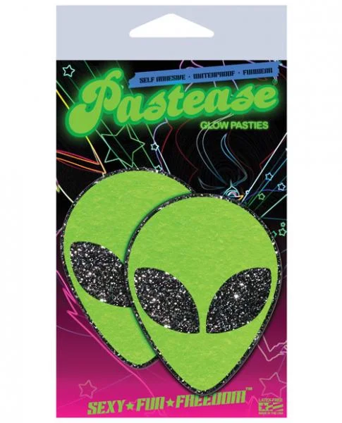 Green Glitter Alien Pasties O/S — image 5 of 6