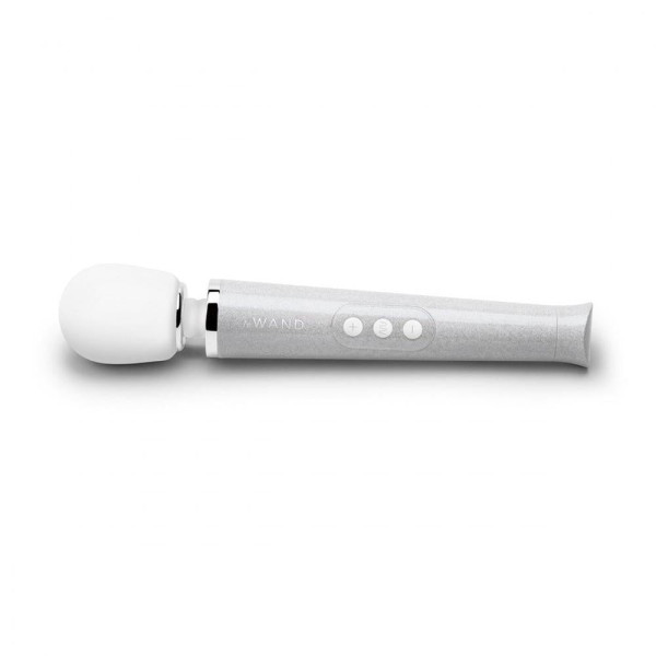 Le Wand 'All that Glimmers' Small Wand Vibrator - White