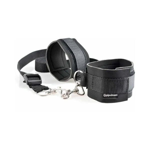 Fetish Fantasy Cuff and Tether Set Black