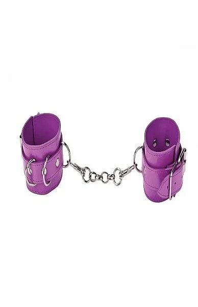 Ouch Leather Cuffs For Hand and Ankles O/S