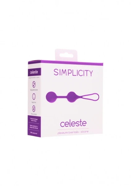 CELESTE pleasure love balls - Purple