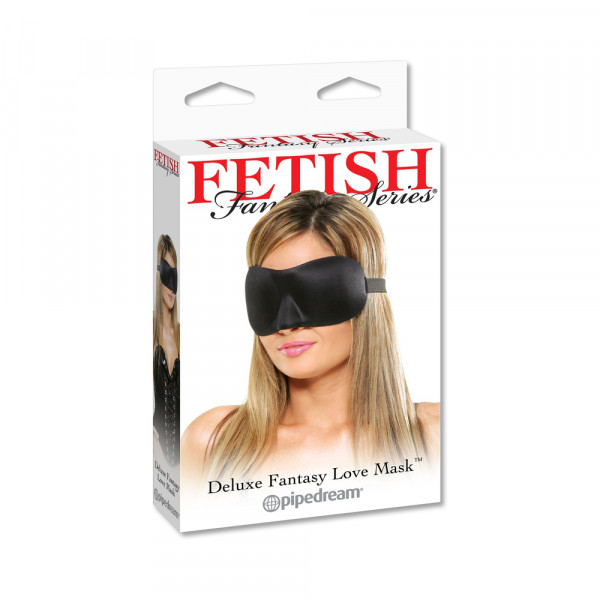 Deluxe Fantasy Love Mask Black O/S