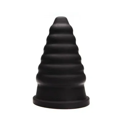Tantus Cone Ripple Black