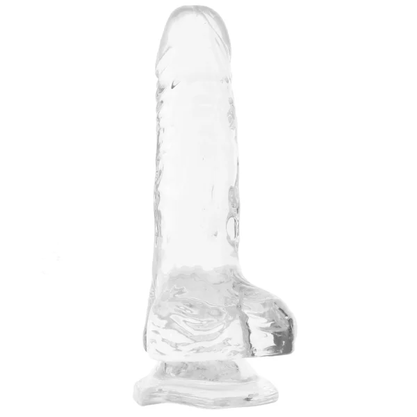 King Cock Clear 4'' Cock with Balls