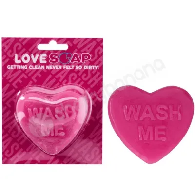 S Line Heart Shaped Soap Wash Me