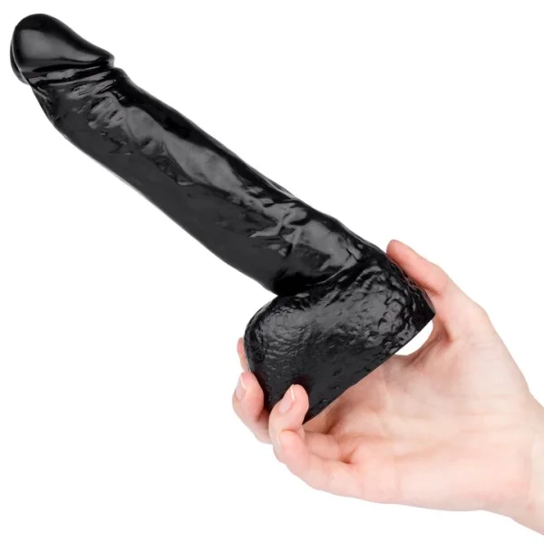 Bondara Girthy Giant Black Realistic Dildo - 8 Inch