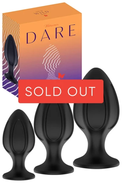 Wild Secrets Dare Silicone Anal Training Kit (3 Pce)