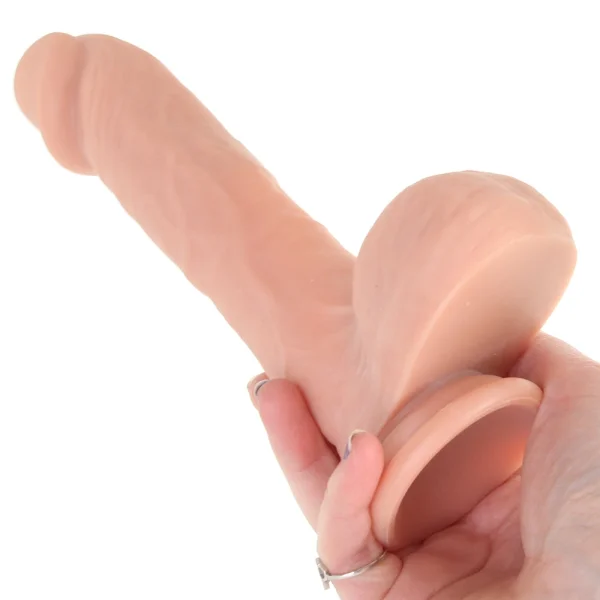 Adam & Eve Adam's Warming Rotating Power Boost Dildo - Light