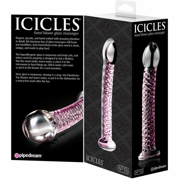 Icicles No. 53 - Glass Dildo