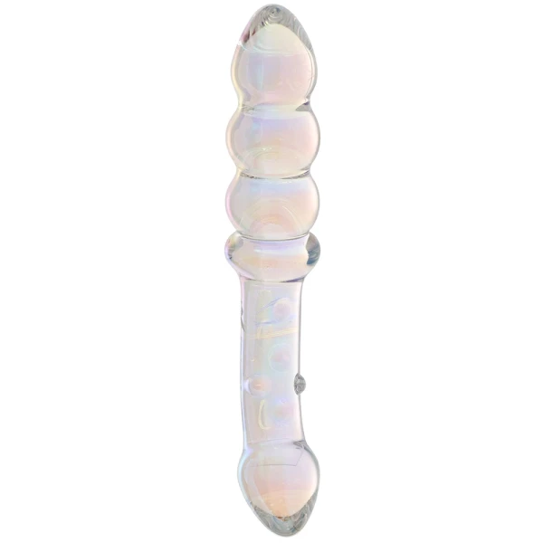 Playboy Pleasure Jewels Double G-Spot Glass Dildo