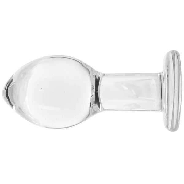 Crystal Premium Glass Large Butt Plug