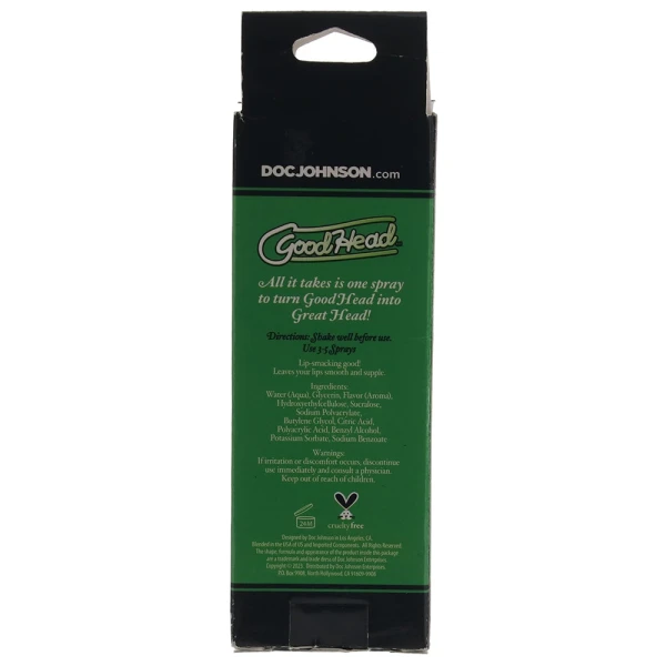 GoodHead Juicy Head Sours Dry Mouth Spray 2 oz By Doc Johnson - Sour Watermelon