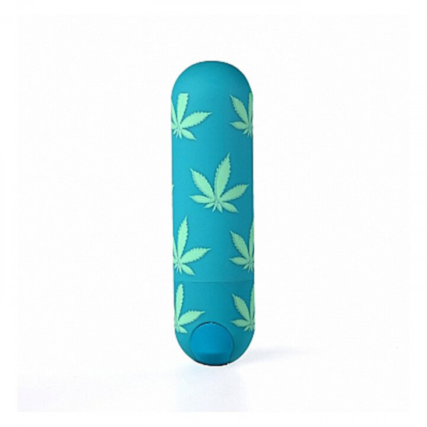 Jessi 420 Green 10 Function Rechargeable Bullet Vibrator