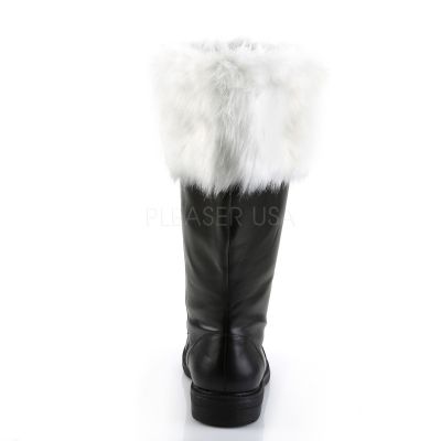 SANTA 106WC Wide Calf Santa Boots with Fur Cuff