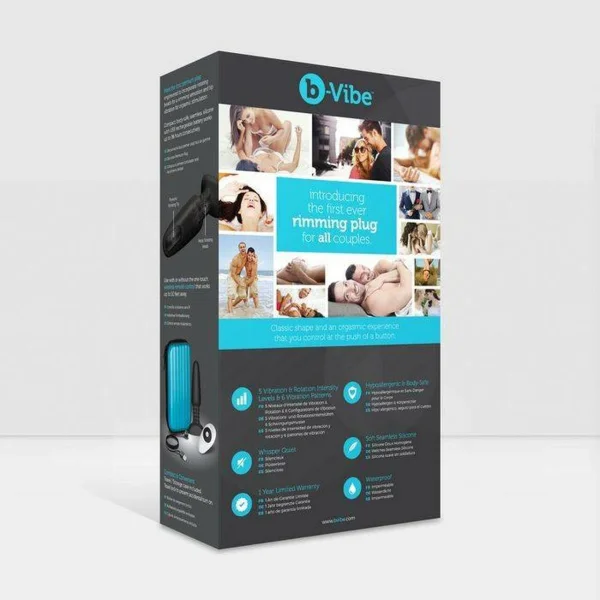 b-Vibe Vibrating Rimming Anal Plug 2