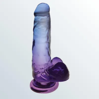 Shades 7 quot Gradient Jelly Dong Blue and Violet