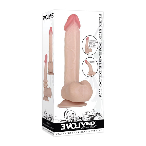 Evolved Flexskin Poseable Dildo 7.75"