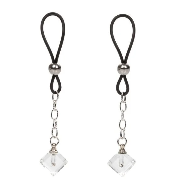 Nipple Play NonPiercing Nipple Jewellery Crystal Teardrop