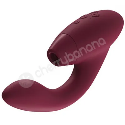 Womanizer Duo Burgundy G Spot Clitoral Suction Stimulator