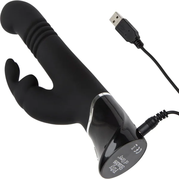 Fifty Shades Of Grey Greedy Girl Rechargeable Silicone Thrusting G-Spot Rabbit Vibrator — image 6 of 8