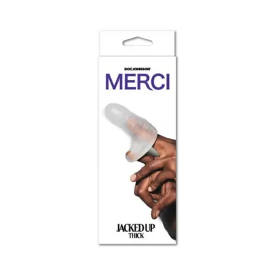 Penis Enhancers Merci Jacked Up Extender With Ball Strap Thick Frost