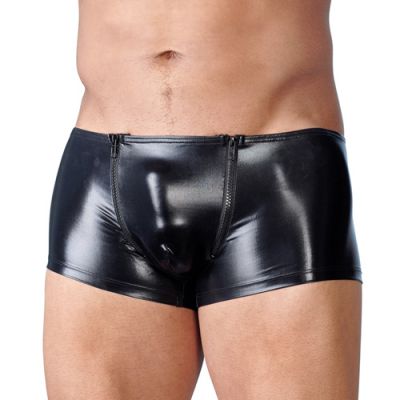 Wet look Men s Zippered Boxers Small