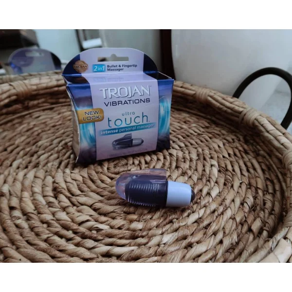 Trojan Ultra Touch Bullet and Massager | Standard Size Condoms