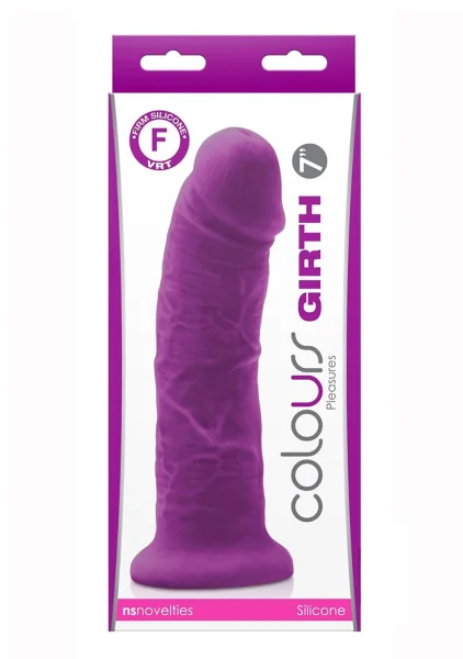 Colours Girth Silicone Dildo 8" — image 13 of 24