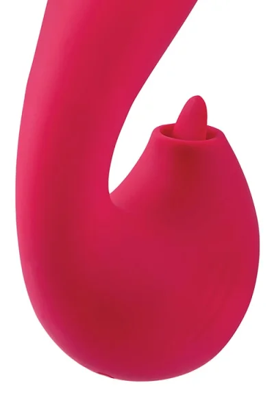 Adam and Eve 5.8" Clitoral & G-Spot Loving Thumping Vibrator with Tongue