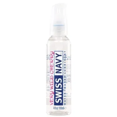 Swiss Navy Flavors Water Based Lubricant Very Wild Cherry 4 Fl Oz