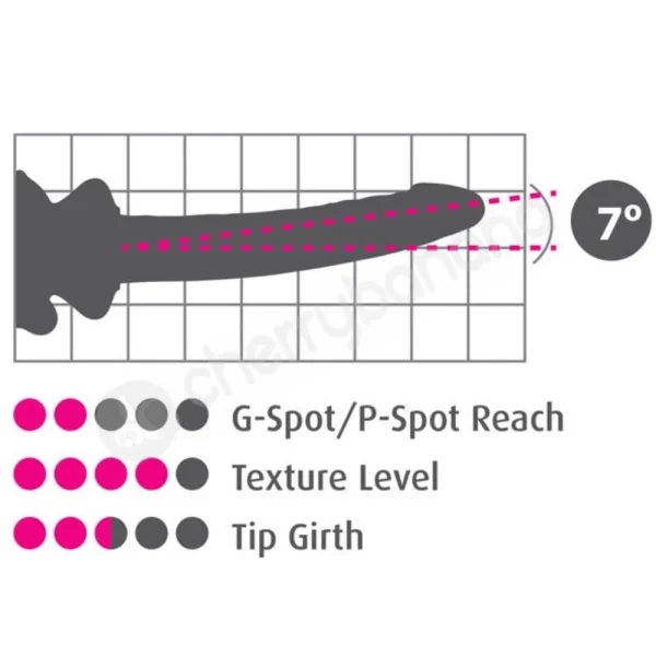 Icicles #86 Pink Glass Dong With Suction Cup Base