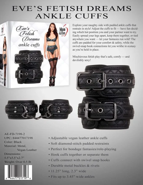 Eve's Fetish Dreams Ankle Cuffs