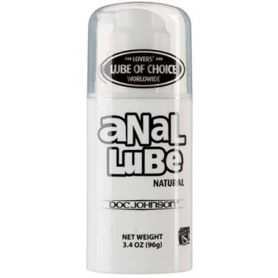 Anal Lube Natural Lubricant 3 4 Oz