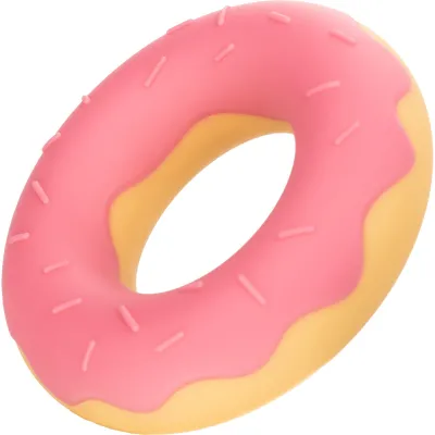 Naughty Bits Dickin Donuts Silicone Donut Cock Ring By CalExotics Pink
