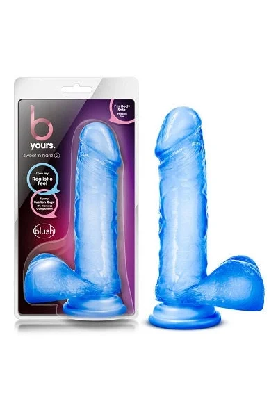 Blush B Yours Blue Sweet n Hard 2 Dildo