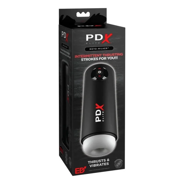 PDX Elite Moto Milker Thrusting Auto Stroker