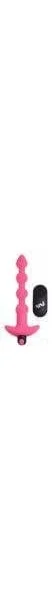 Bang - Vibrating Silicone Anal Beads and Remote Control - Pink