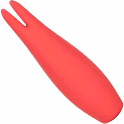 Red Hot Flare Silicone Rechargeable Vibrator by CalExotics