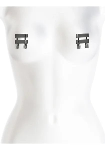 Bound Adjustable V1 Nipple Clamps By NS Novelties - Gunmetal