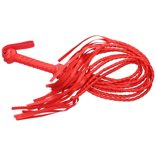 Sexy Red Braided Flogger