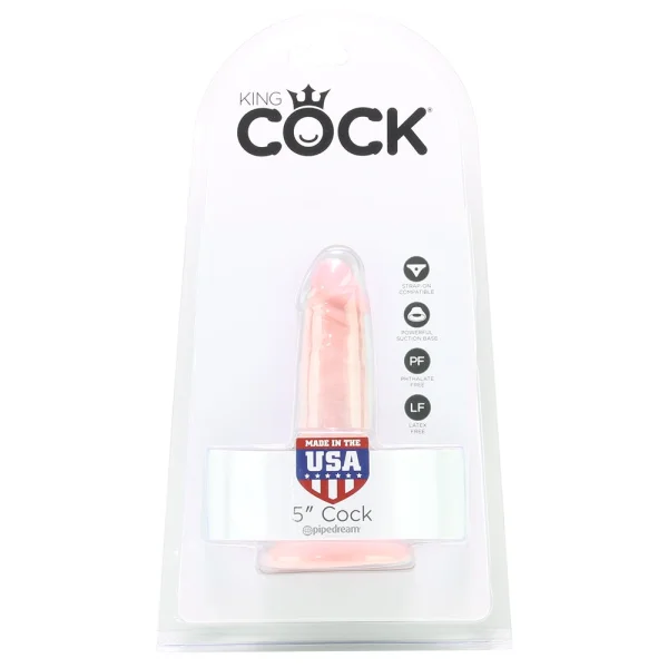 King Cock 5" Cock - Light