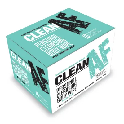 Clean AF Personal Cleansing Body and Toy Wipes