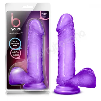 B Yours Purple Sweet N Hard 2 Dildo