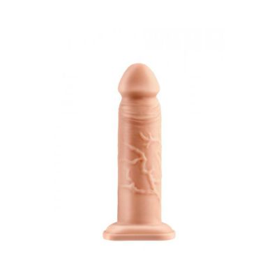 8 Inches Silicone Hollow Extension Beige