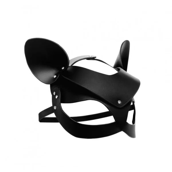 Bad Kitten Leather Cat Mask Black O/S — image 6 of 8