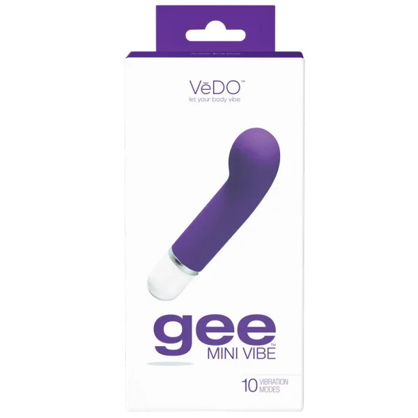 VeDO 'Gee' Mini G-Spot Rechargeable Waterproof Vibrator - Indigo