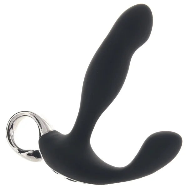Playboy Pleasure Come Hither Silicone Rechargeable Vibrating Prostate Massager With Remote - Black
